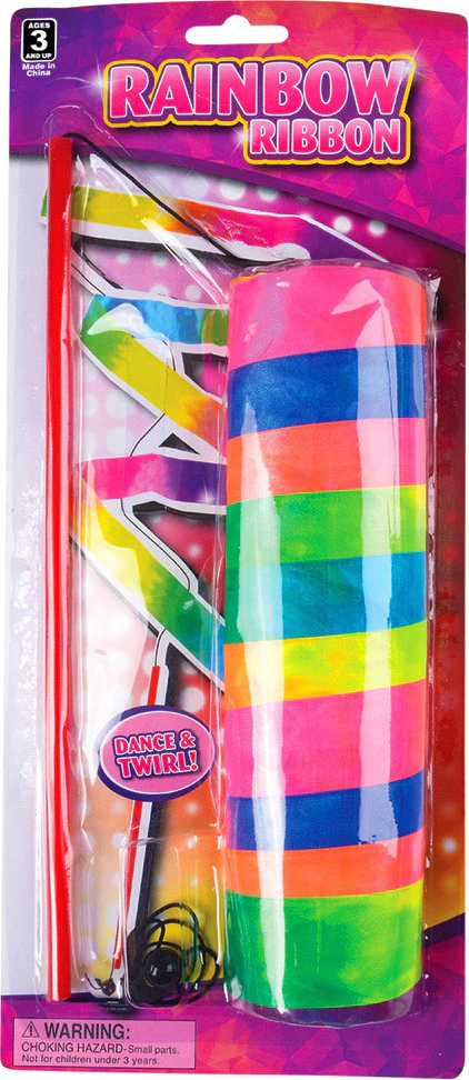 11.75" Rainbow Ribbon Wand - Image 4